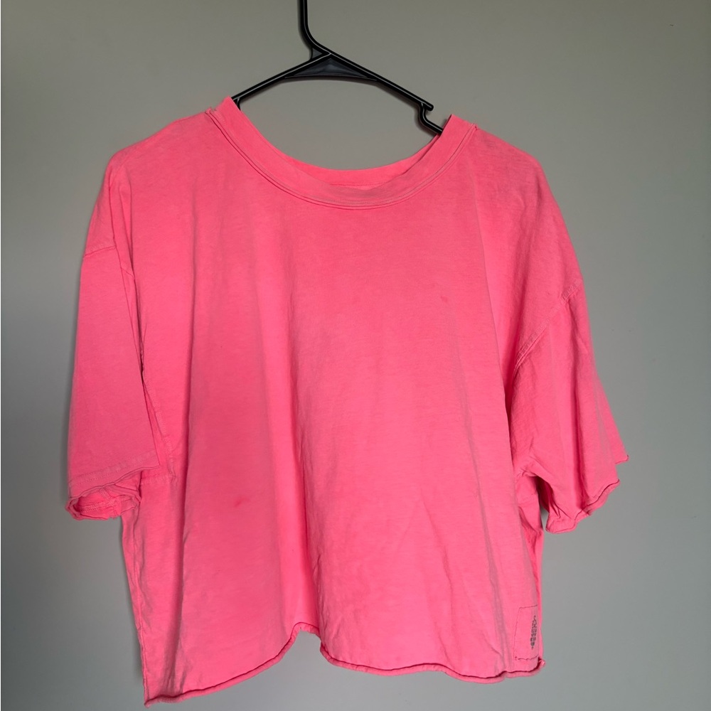 FP Movement by Free People Pink Boxy Oversized T-Shirt
